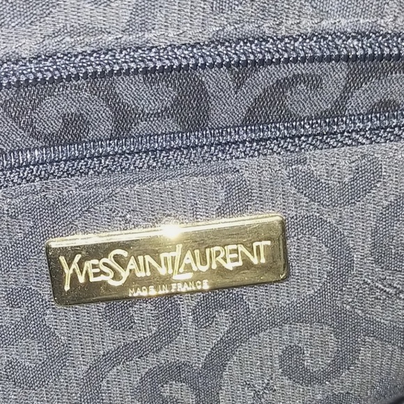 Yves Saint Laurent Shoulder Bag Blue Leather - Picture 7 of 9